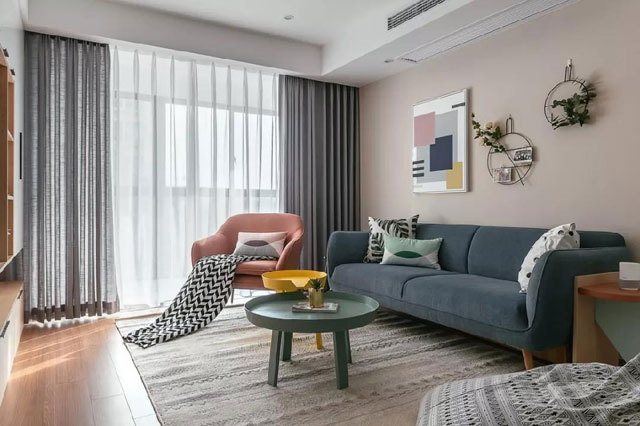 世茂观天下欧式风格80-120㎡平米二居